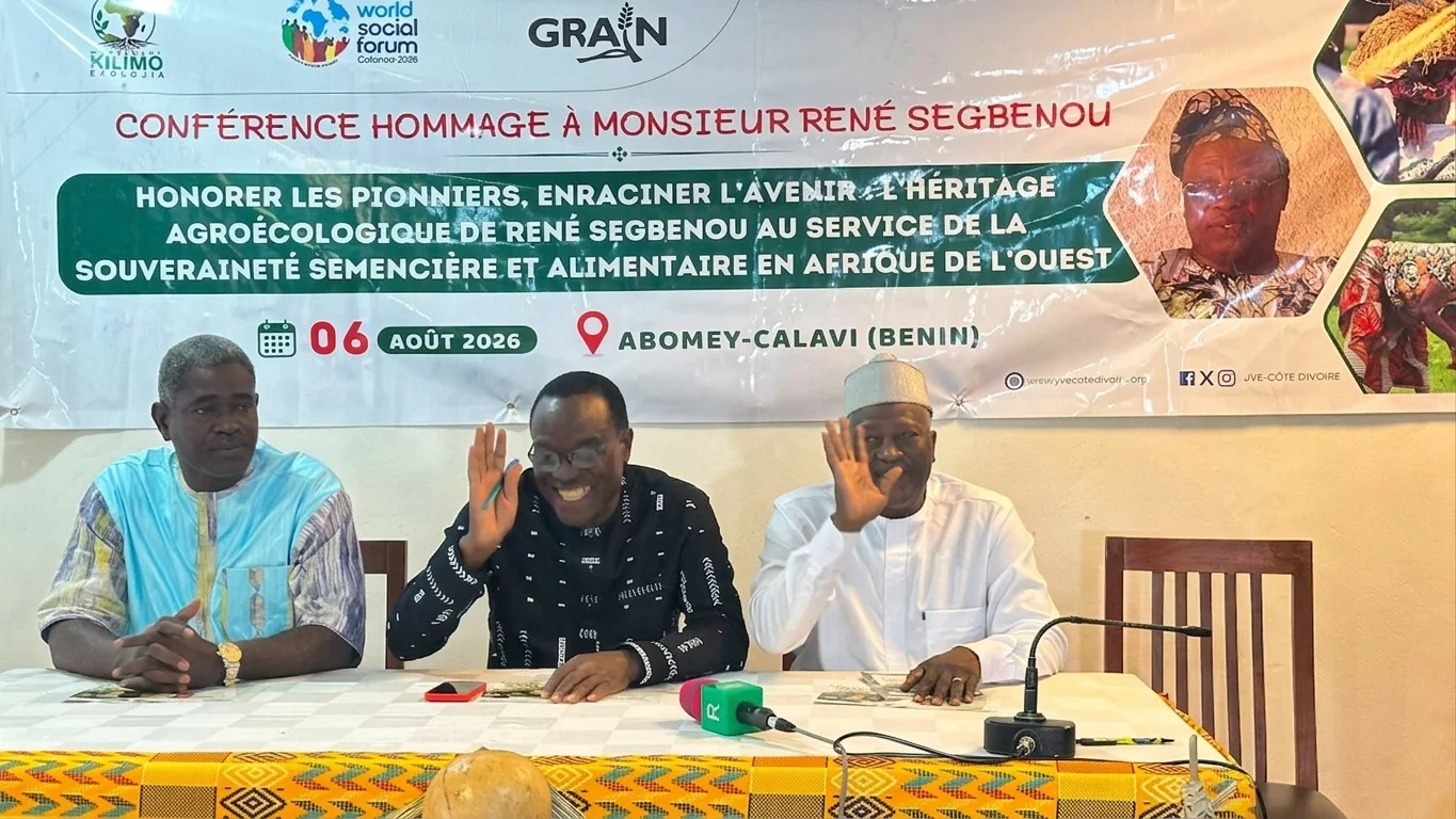 Souveraineté alimentaire : l’héritage de René Sègbènou continue de nourrir les luttes africaines